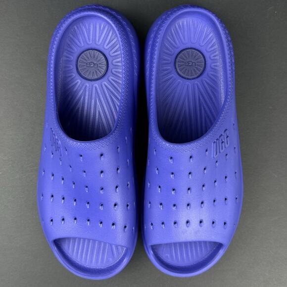 UGG SAMPLE Slide It Men’s Size 9 Blue EVA Foam Pool Beach Sandals 1137973 NEW main image 8